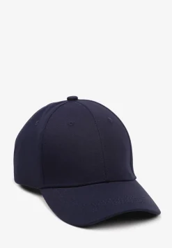 Granatowa Czapka z Daszkiem z Bawełny z Możliwością Regulacji Ravzeri