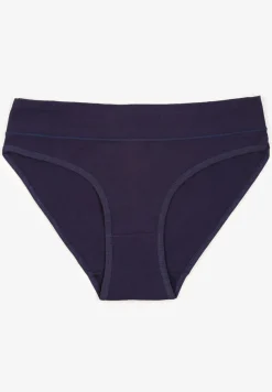 Granatowe Bawełniane Majtki o Kroju Fig Conevia