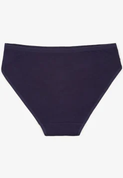 Granatowe Bawełniane Majtki o Kroju Fig Conevia