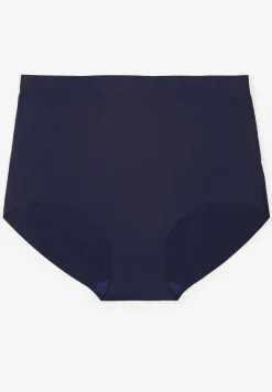 Granatowe Bezszwowe Majtki High Waist Navorila