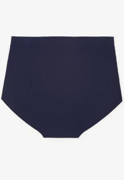 Granatowe Bezszwowe Majtki High Waist Navorila