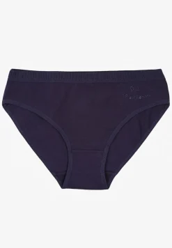 Granatowe Majtki z Bawełny Typu Figi Afitia