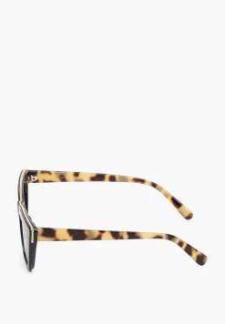 Granatowe Okulary Przeciwsłoneczne Cat Eye z Filtrem UV Diralea