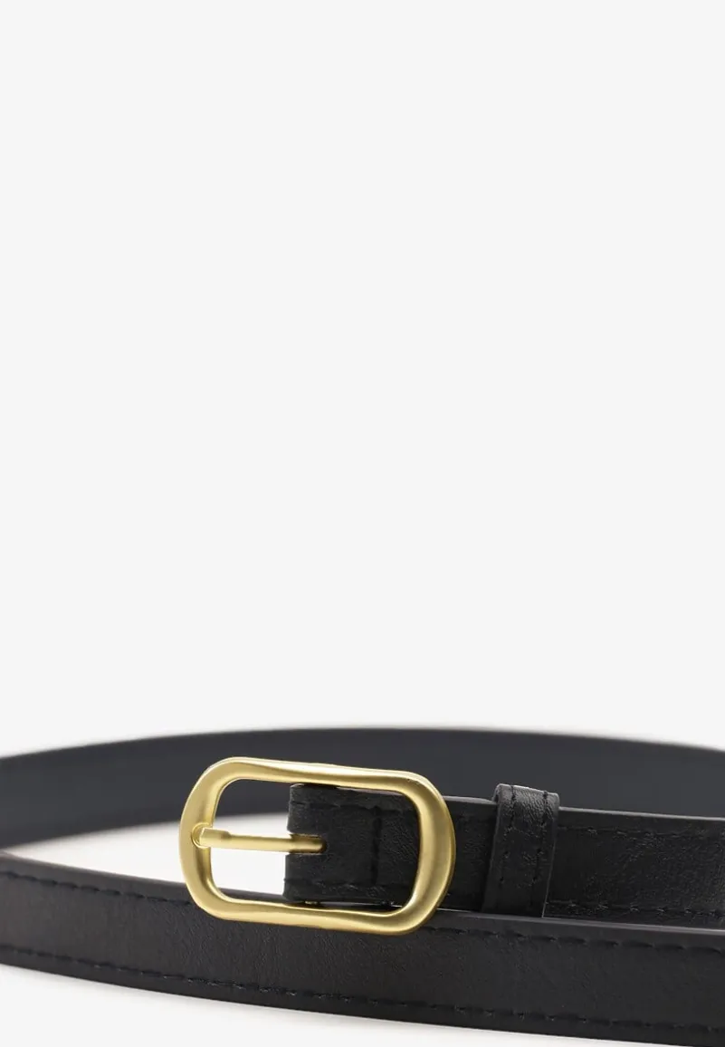 Granatowy Pasek Ozdobiony Klamrą Mevenia