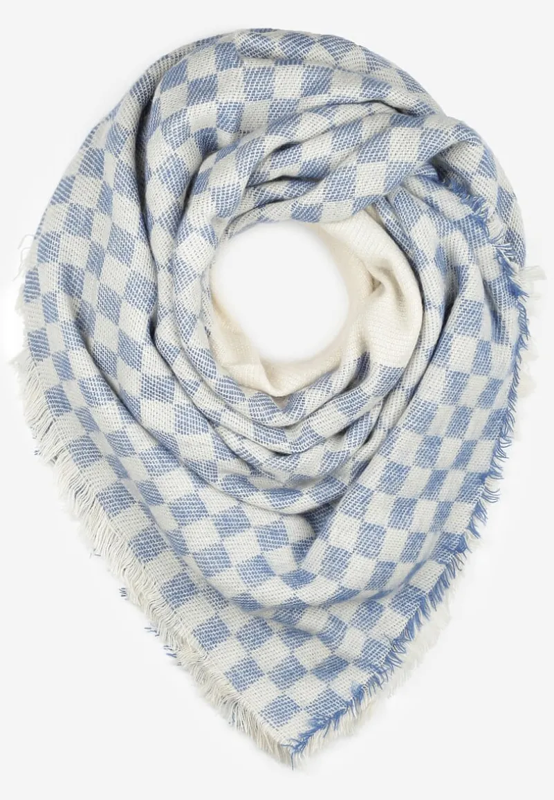 Granatowy Szalik Symmetry