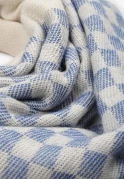 Granatowy Szalik Symmetry