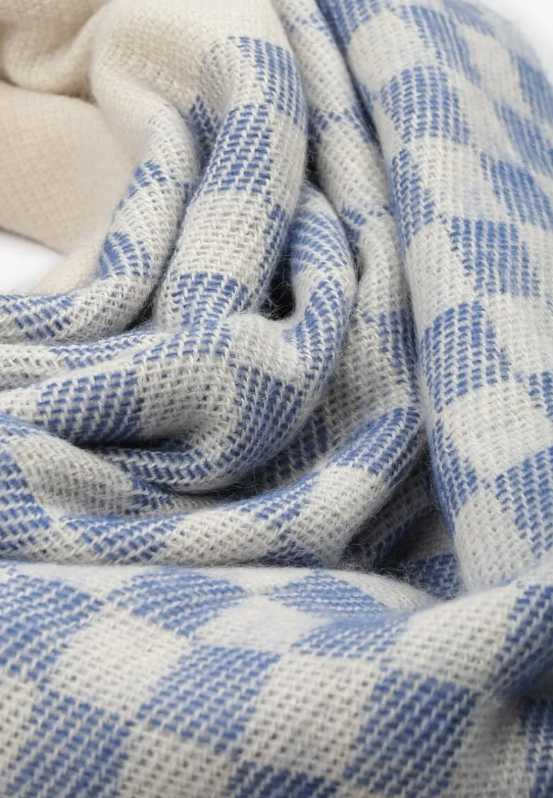 Granatowy Szalik Symmetry