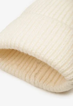 Jasnobeżowa Czapka Ozdobiona Pomponem Seandoriel