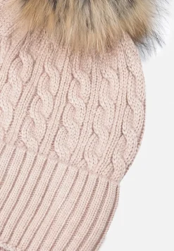 Jasnobeżowa Czapka z Kaszmirem i Bawełną Don’t Leave Me