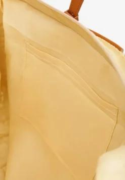 Jasnobeżowa Jednokomorowa Torebka z Plecionej Rafii w Stylu Boho Idarkia