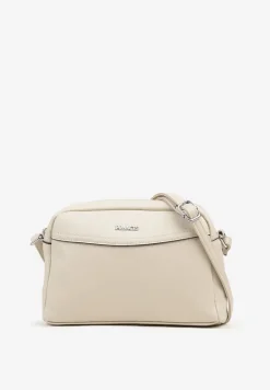 Jasnobeżowa Klasyczna Torebka Listonoszka Genselle