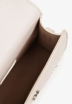 Jasnobeżowa Mała Torebka Listonoszka z Klapą Savirielle