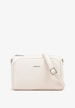 Jasnobeżowa Prostokątna Torebka Typu Listonoszka Nalimisse