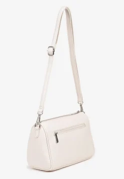Jasnobeżowa Prostokątna Torebka Typu Listonoszka Nalimisse