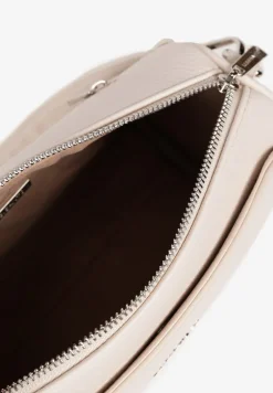 Jasnobeżowa Prostokątna Torebka Typu Listonoszka Nalimisse