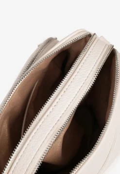 Jasnobeżowa Torebka Typu Listonoszka z Dwiema Komorami Savarelle