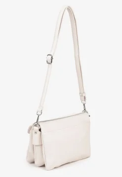 Jasnobeżowa Torebka Typu Listonoszka w Klasycznym Stylu Izamara