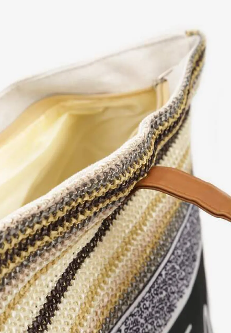 Jasnobeżowa Torebka Typu Shopper na Plażę z Jedną Komorą Gomeissa