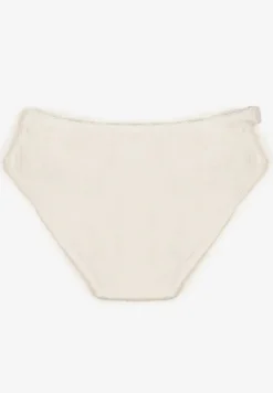Jasnobeżowe Bawełniane Majtki Figi z Napisami Zeiala