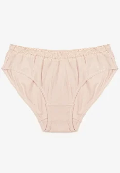 Jasnobeżowe Majtki Figi Bawełniane Zenvisa