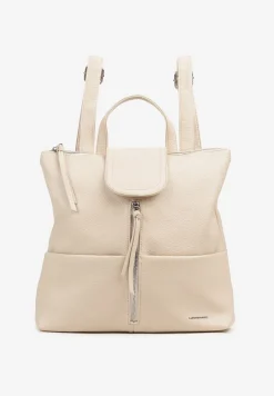 Jasnobeżowy Plecak z Ozdobnym Suwakiem Rivzedi