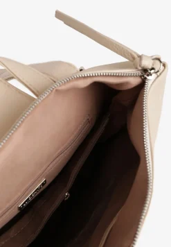 Jasnobeżowy Plecak z Ozdobnym Suwakiem Rivzedi