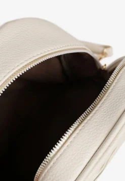 Jasnobeżowy Casualowy Plecak z Metaliczną Aplikacją i Regulowanymi Szelkami Haliriss