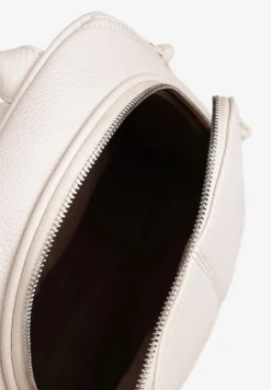 Jasnobeżowy Plecak z Napisem i Ozdobnymi Suwakami Edelli