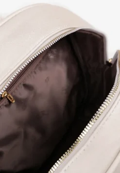 Jasnobeżowy Plecak z Ozdobną Aplikacją i Suwakiem Milaretta