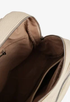 Jasnobeżowy Plecak z Suwakami w Miejskim Stylu Nalionea