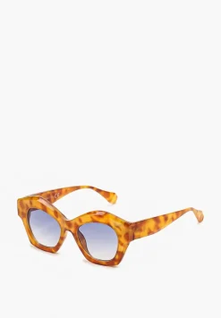 Jasnobrązowe Nowoczesne Okulary Przeciwsłoneczne Zaokrąglone Enicle