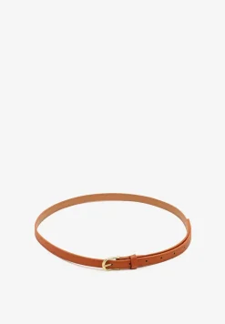 Jasnobrązowy Pasek Ozdobiony Klamrą Reveanna