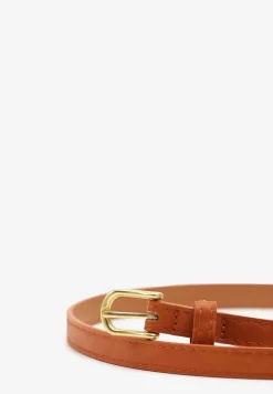 Jasnobrązowy Pasek Ozdobiony Klamrą Reveanna