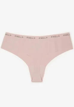 Jasnofioletowe Bezszwowe Majtki z Napisami Davoria