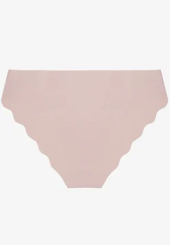 Jasnofioletowe Majtki Bezszwowe Typu Figi Ozdobione Falbanką Veloti