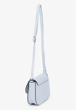 Jasnoniebieska Mała Torebka Listonoszka Zdobiona Kokardą Nalieve