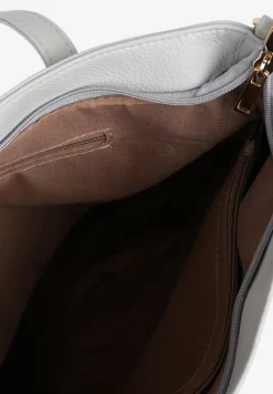 Jasnoniebieska Torebka Shopperka Ozdobiona Suwakiem Nanamira