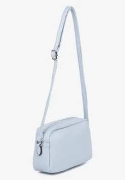 Jasnoniebieska Torebka Typu Listonoszka o Prostokątnym Kształcie Lirona