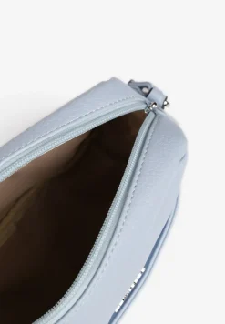 Jasnoniebieska Torebka Typu Listonoszka o Prostokątnym Kształcie Lirona