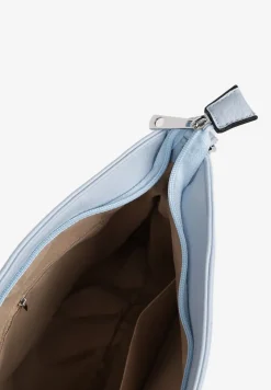 Jasnoniebieska Torebka Typu Listonoszka Ozdobiona Suwakiem Dolaris