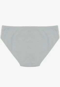 Jasnoniebieskie Bawełniane Majtki o Kroju Fig Conevia