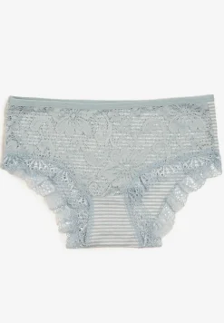 Jasnoniebieskie Koronkowe Majtki Figi z Bawełny Kathrin