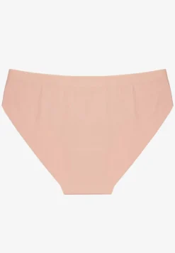 Jasnoróżowe Majtki Bezszwowe Ozdobione Geometrycznym Wzorem Navlinne