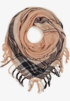 Jasnoróżowy Szalik w Paski Sialenni