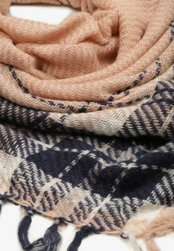 Jasnoróżowy Szalik w Paski Sialenni