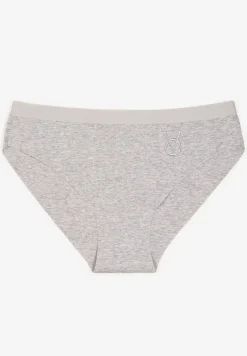 Jasnoszare Bawełniane Majtki Typu Figi Zeiaka