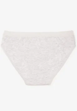 Jasnoszare Bawełniane Majtki Typu Figi Lanadwen