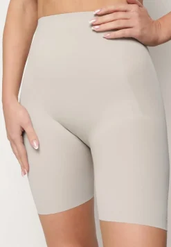 Jasnoszare Majtki Modelujące High Waist z Push-Upem Furbia