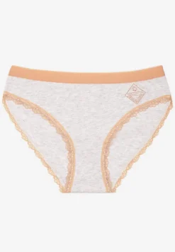 Jasnoszare Majtki z Bawełny Typu Figi Pilliora