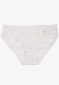 Jasnoszare Majtki z Bawełny Typu Figi Afitia